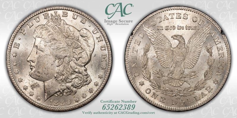 CAC Grading Coin Image Secure