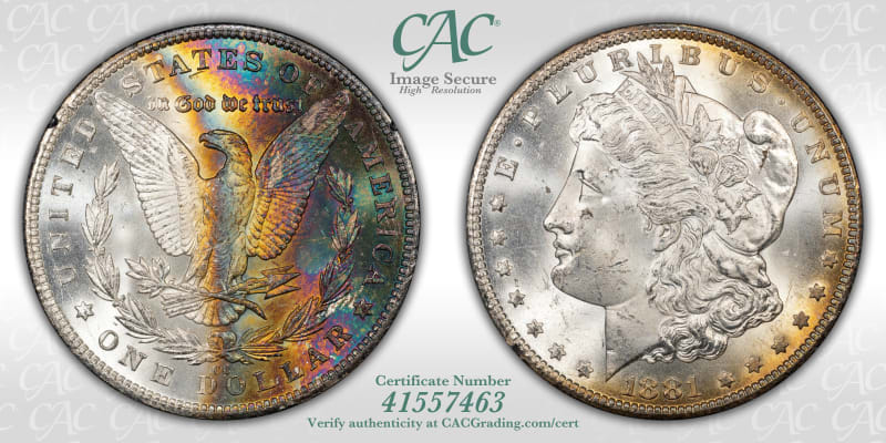 CAC Grading Coin Image Secure