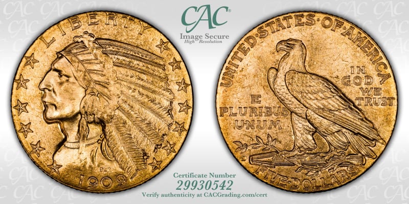 CAC Grading Coin Image Secure