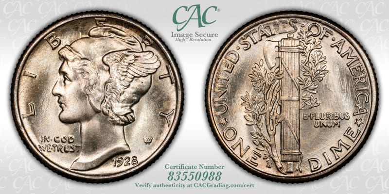 CAC Grading Coin Image Secure