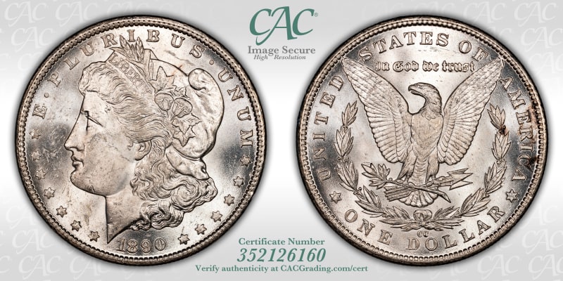 CAC Grading Coin Image Secure