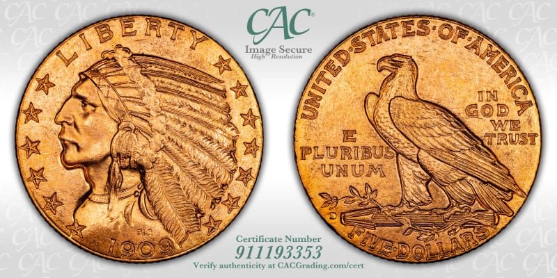 CAC Grading Coin Image Secure