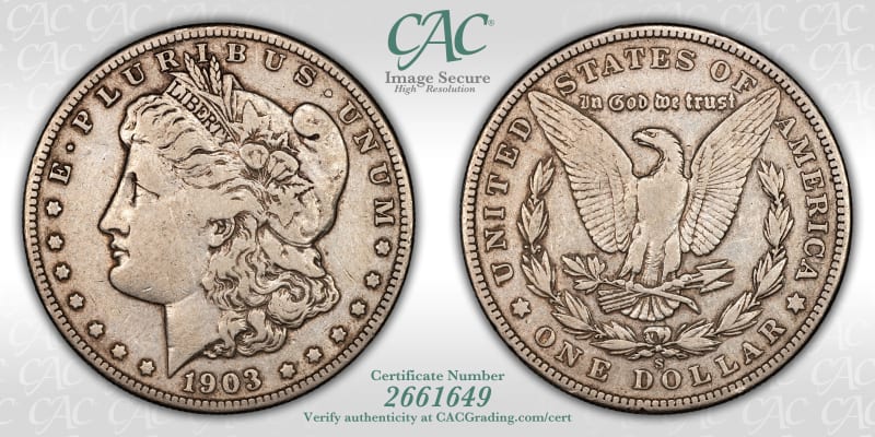 CAC Grading Coin Image Secure