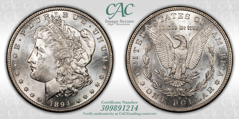 CAC Grading Coin Image Secure