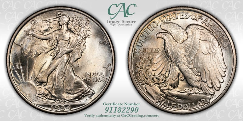CAC Grading Coin Image Secure