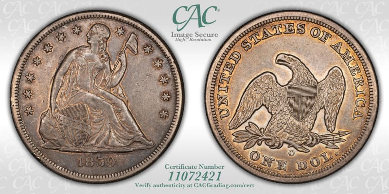 CAC Grading Coin Image Secure