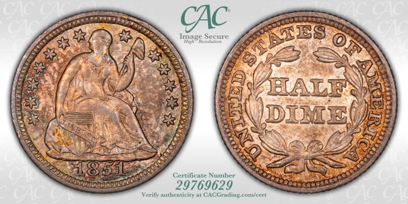 CAC Grading Coin Image Secure
