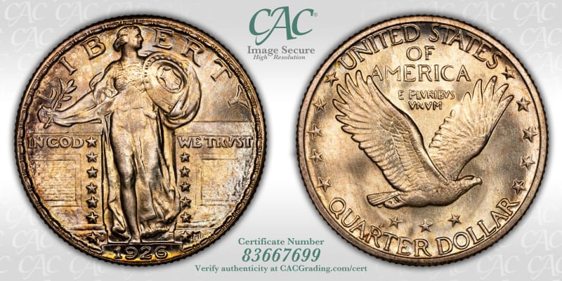 CAC Grading Coin Image Secure