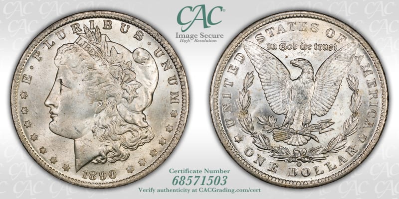 CAC Grading Coin Image Secure
