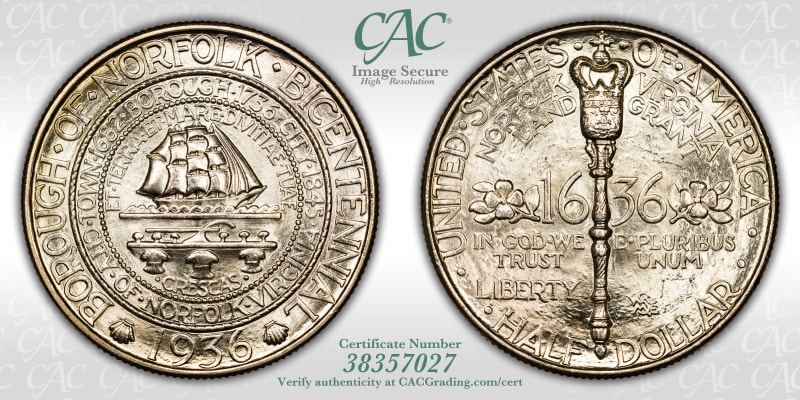 CAC Grading Coin Image Secure