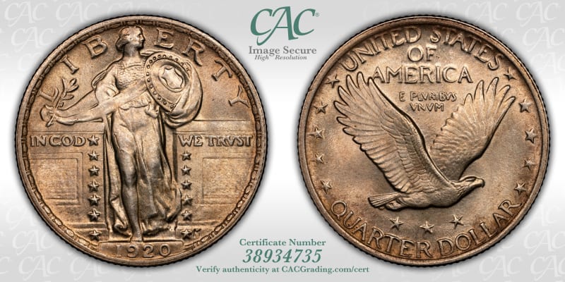 CAC Grading Coin Image Secure