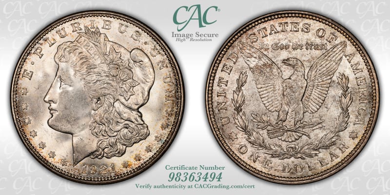 CAC Grading Coin Image Secure