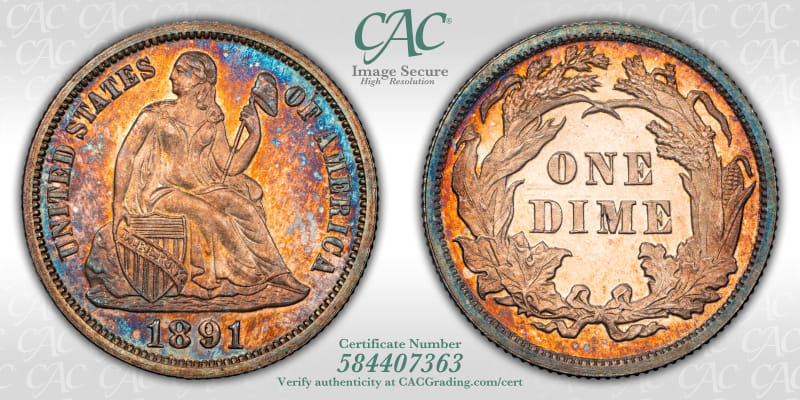 CAC Grading Coin Image Secure