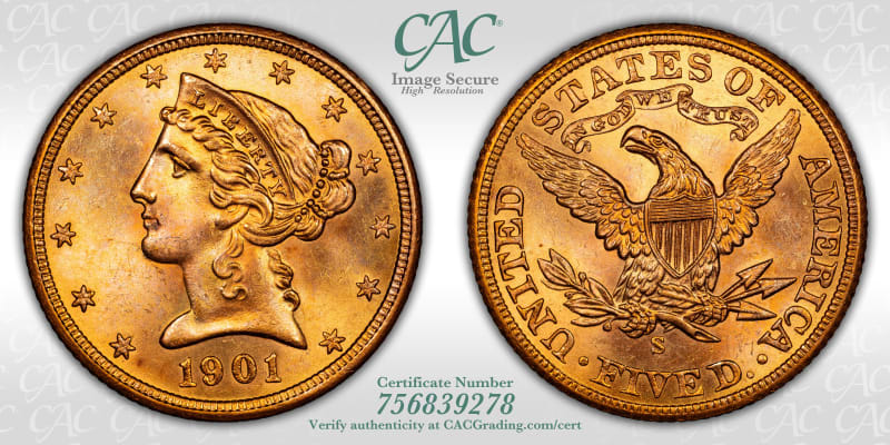 CAC Grading Coin Image Secure