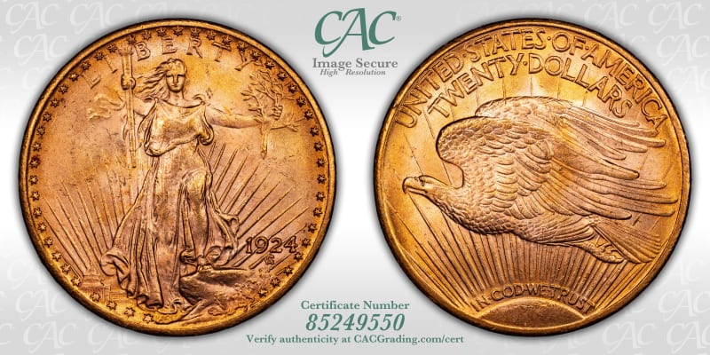 CAC Grading Coin Image Secure