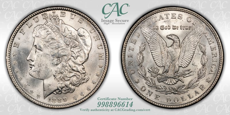 CAC Grading Coin Image Secure