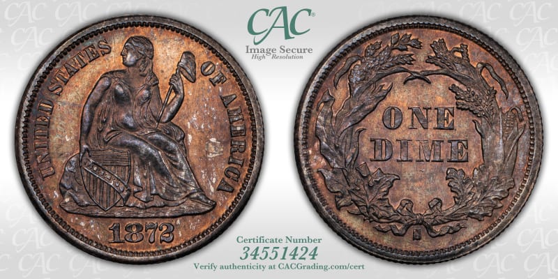 CAC Grading Coin Image Secure