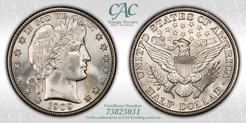 CAC Grading Coin Image Secure