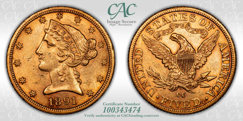 CAC Grading Coin Image Secure