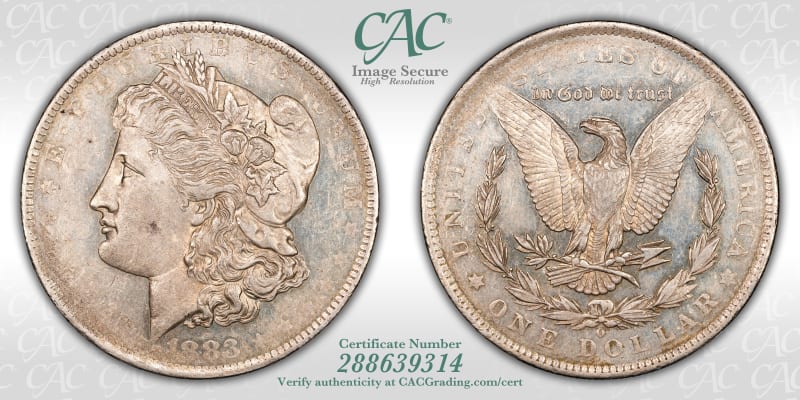 CAC Grading Coin Image Secure