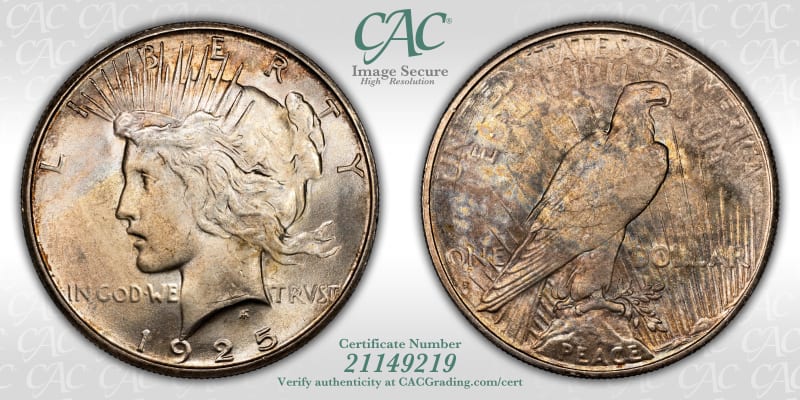 CAC Grading Coin Image Secure
