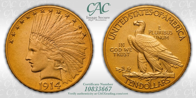 CAC Grading Coin Image Secure