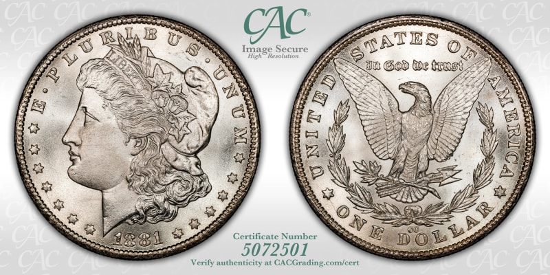CAC Grading Coin Image Secure