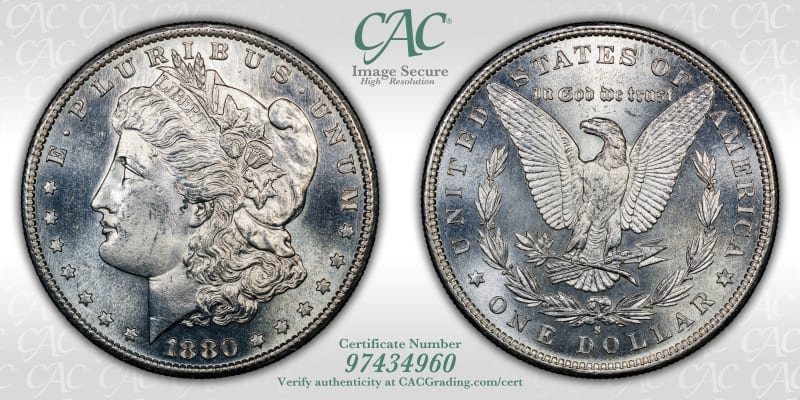 CAC Grading Coin Image Secure