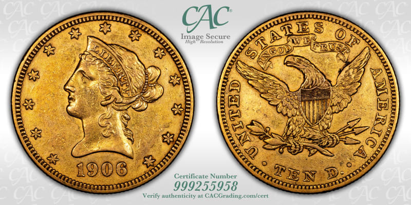 CAC Grading Coin Image Secure