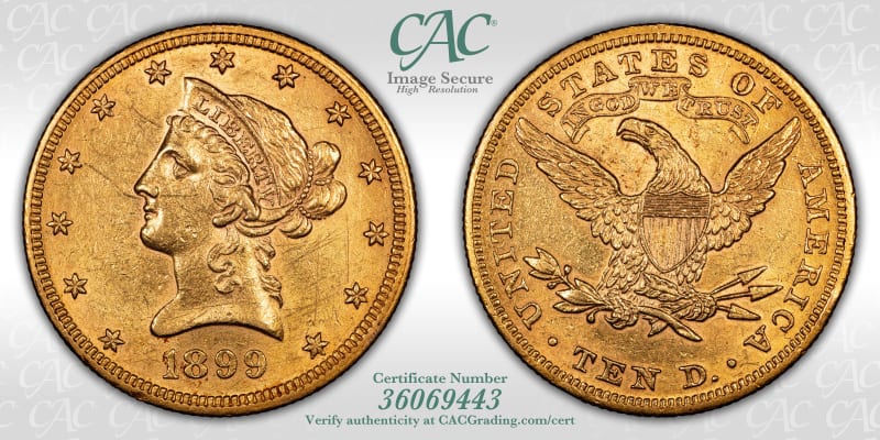 CAC Grading Coin Image Secure