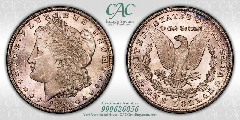 CAC Grading Coin Image Secure