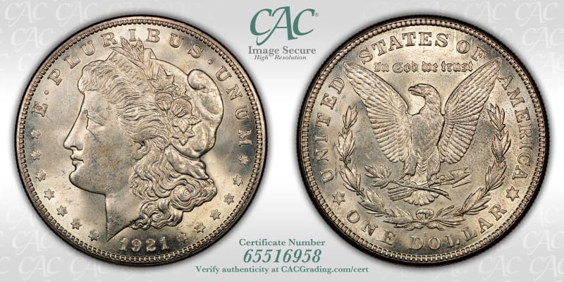 CAC Grading Coin Image Secure