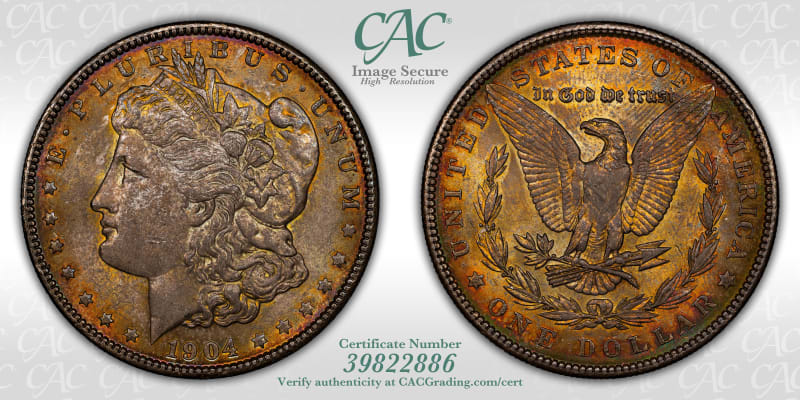 CAC Grading Coin Image Secure