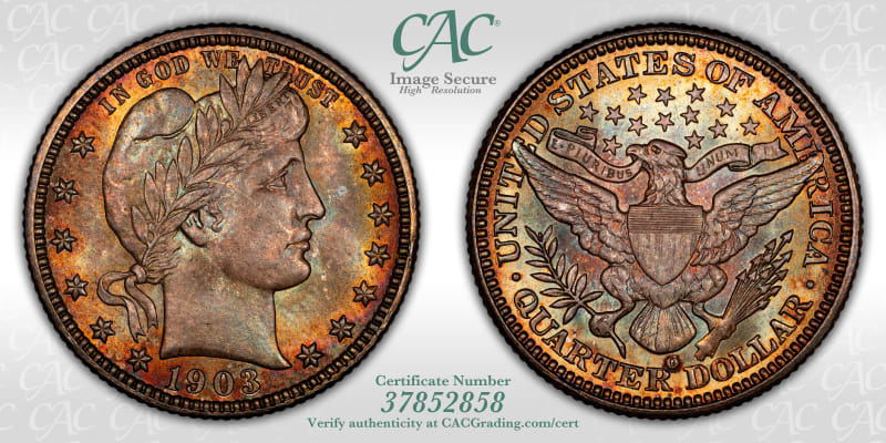 CAC Grading Coin Image Secure