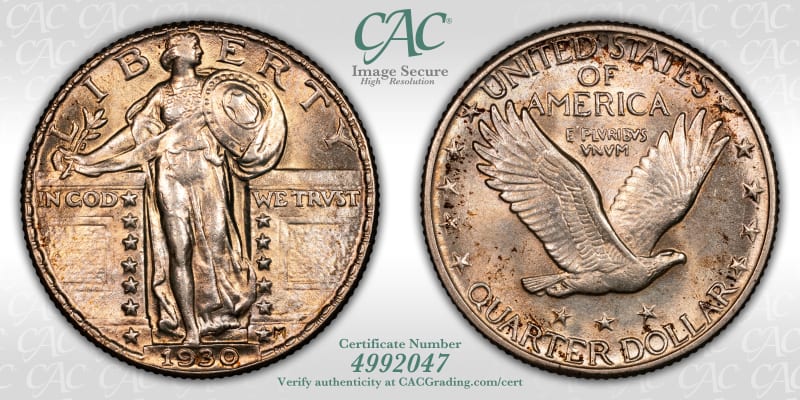 CAC Grading Coin Image Secure