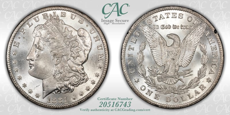 CAC Grading Coin Image Secure