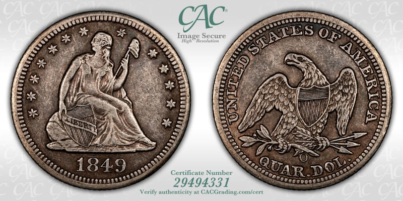 CAC Grading Coin Image Secure