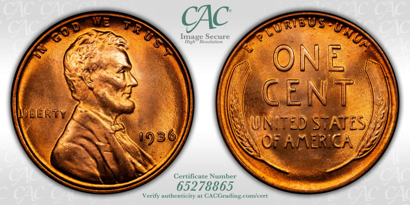 CAC Grading Coin Image Secure