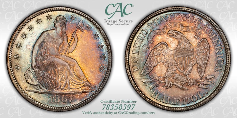 CAC Grading Coin Image Secure