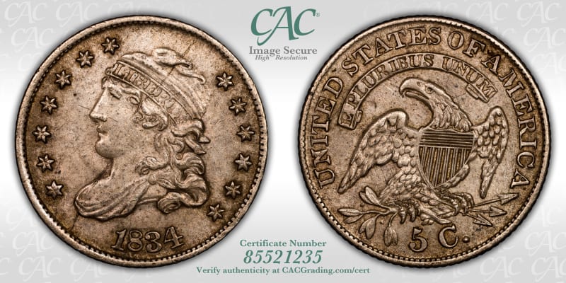 CAC Grading Coin Image Secure