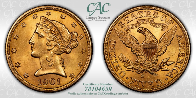 CAC Grading Coin Image Secure