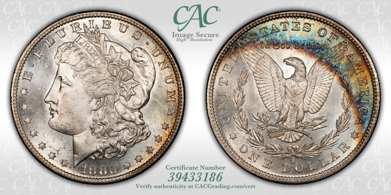 CAC Grading Coin Image Secure