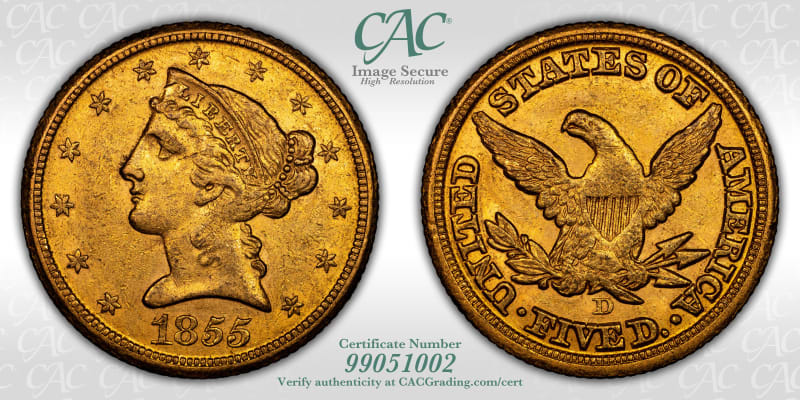 CAC Grading Coin Image Secure