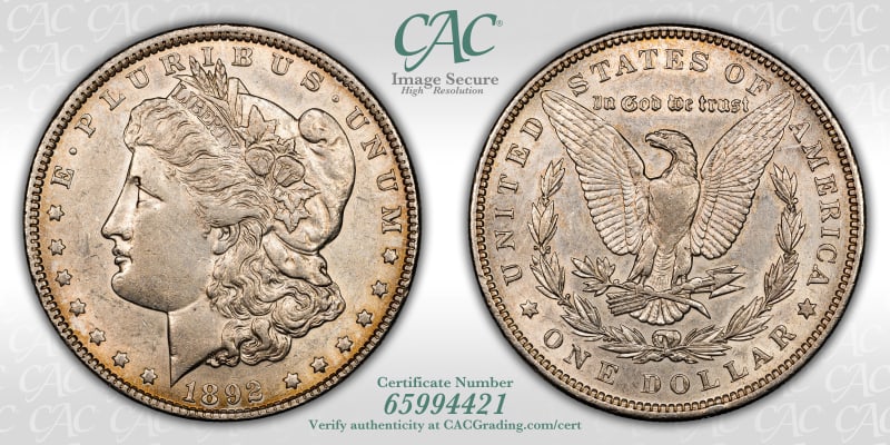 CAC Grading Coin Image Secure
