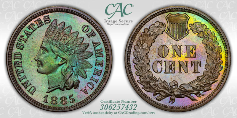 CAC Grading Coin Image Secure
