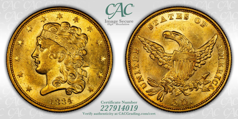 CAC Grading Coin Image Secure