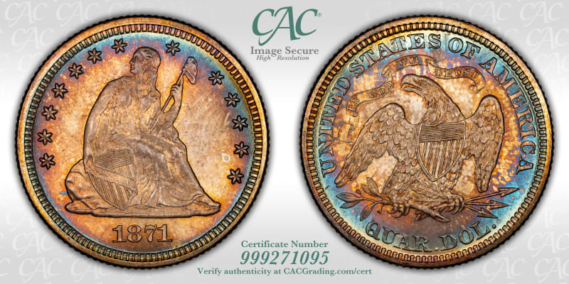 CAC Grading Coin Image Secure