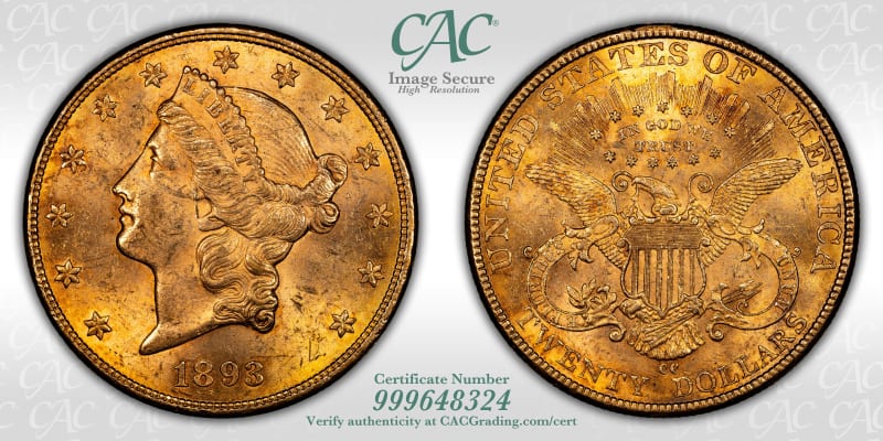 CAC Grading Coin Image Secure