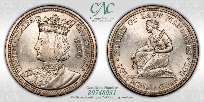 CAC Grading Coin Image Secure
