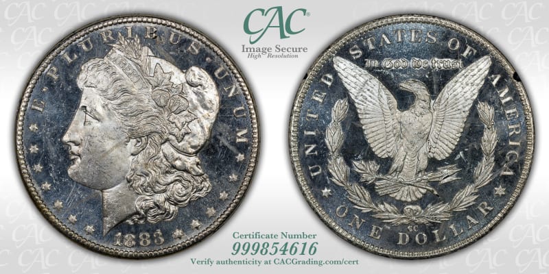 CAC Grading Coin Image Secure